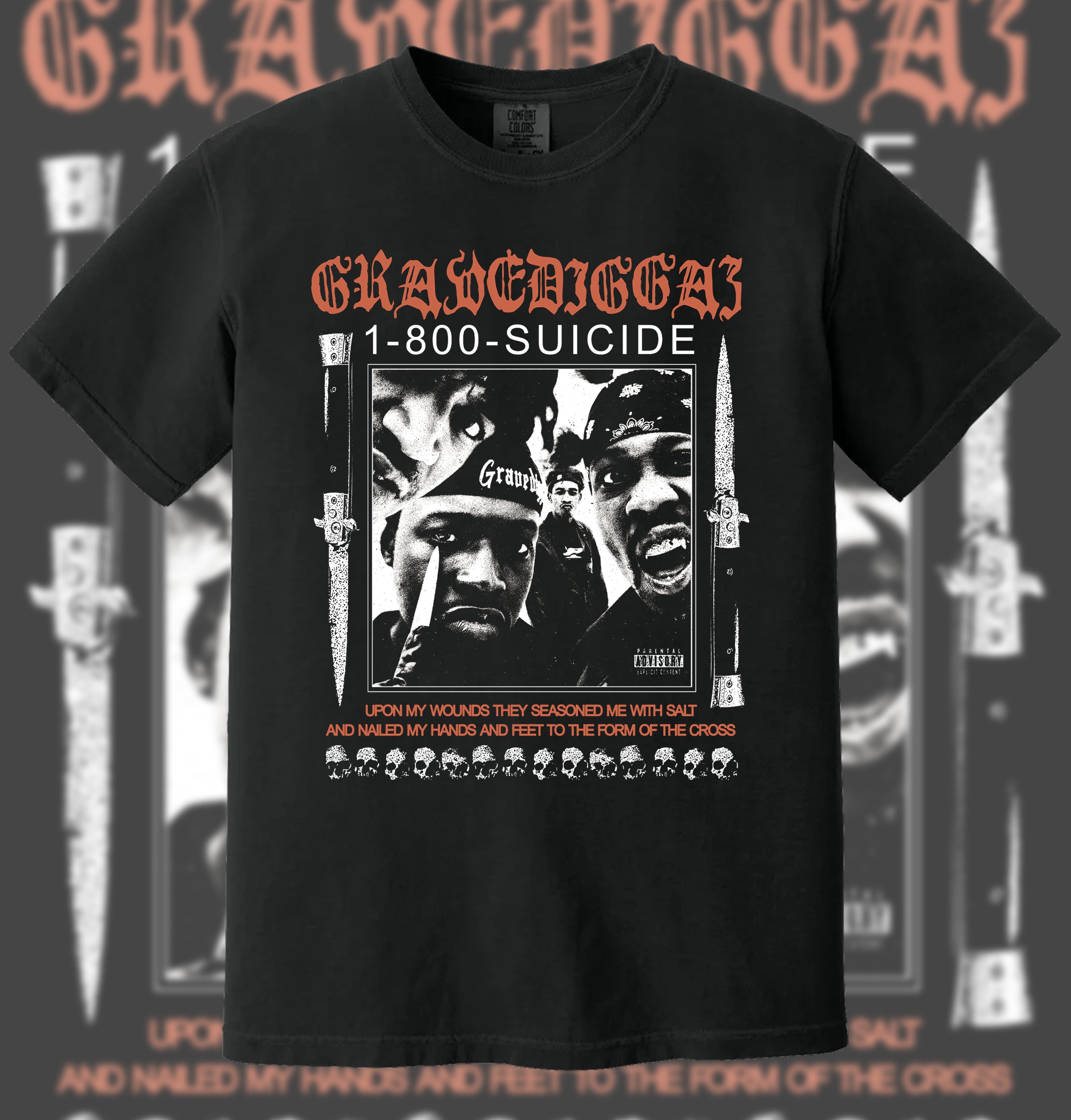 GRAVEDIGGAZ - Six Feet Deep shirt