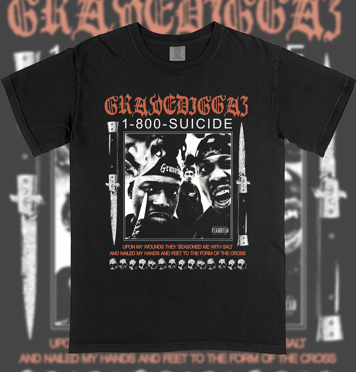 GRAVEDIGGAZ - Six Feet Deep shirt