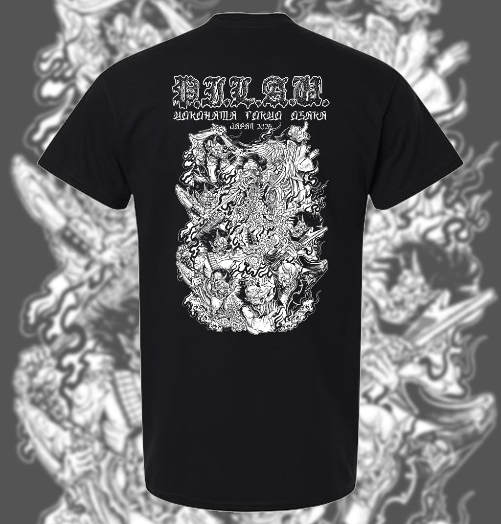 P.I.L.A.U. - Japan Tour 2026 shirt (preorder)
