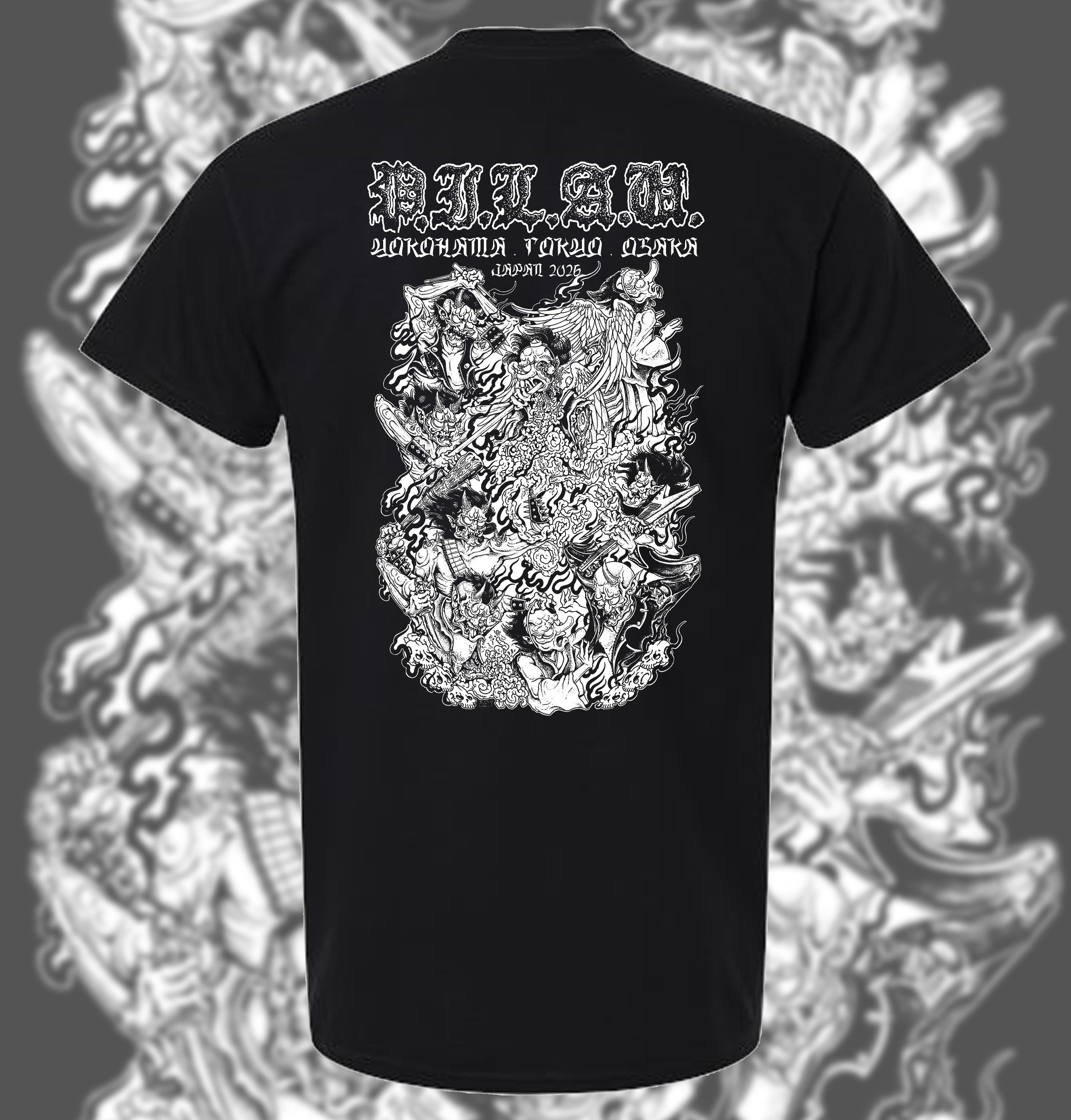 P.I.L.A.U. - Japan Tour 2026 shirt (preorder)