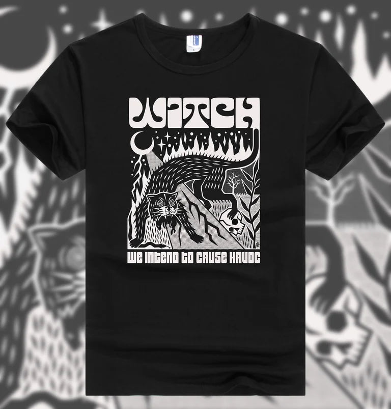 W.I.T.C.H. - We Intend To Cause Havoc shirt - Black